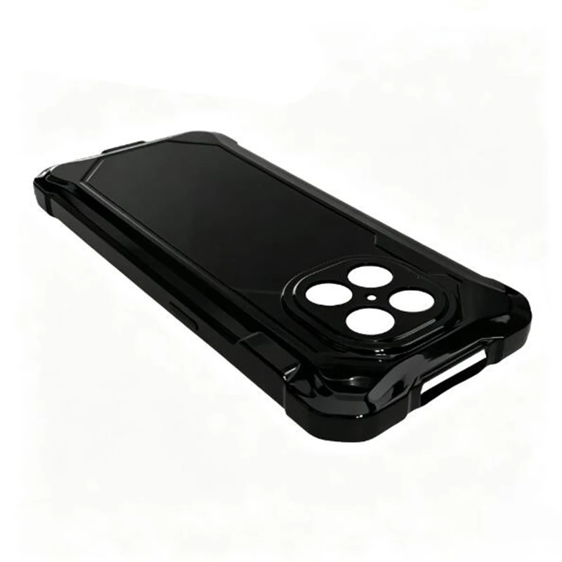 Black Transparent Soft TPU Protective Phone Case