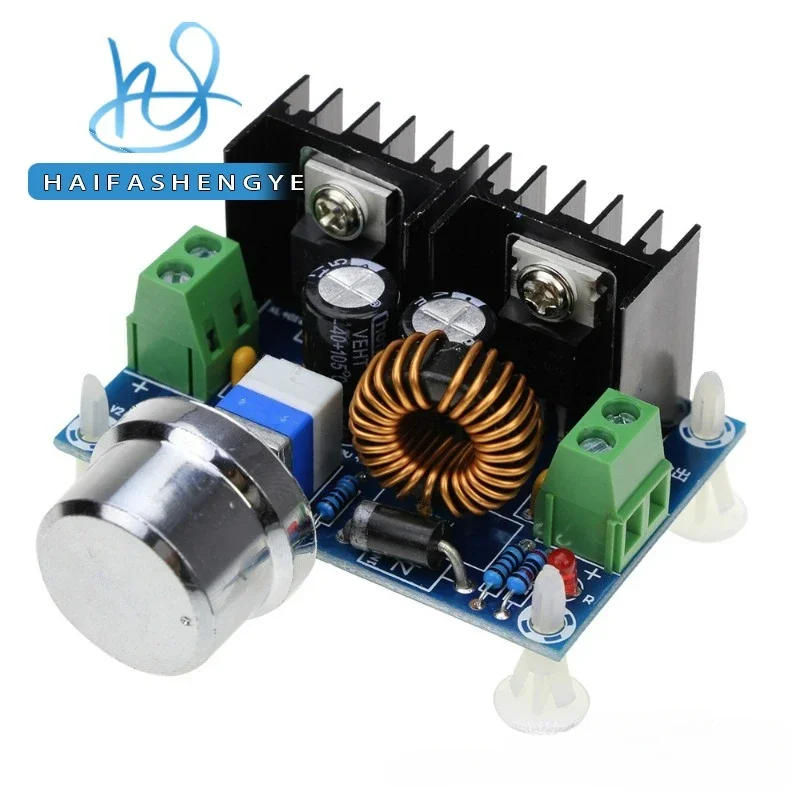 XH-M401 DC-DC buck module XL4016E1 High-power DC voltage regulator 8A with voltage-stabilizing electronics electronic voltage regulator