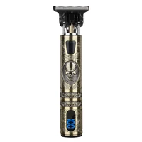 Electric Hair Clippers Barber Clippers Digital USB Chargingfor Men (Skull) 1