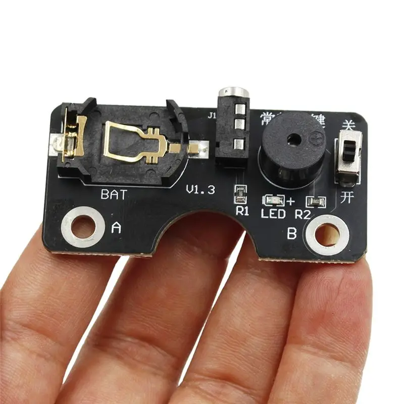 A12E-Vband-Keyer 커넥터용 새로운 CW 트레이너 라이트 및 사운드 회로 기판 CW 모스 키 훈련 연습용 CW 트레이너