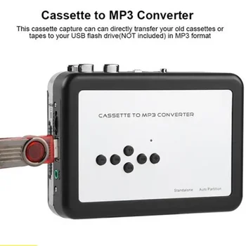 REDAMIGO MP3 USB 카세트 플레이어 캡처 테이프, PC 없이 MP3 USB Cassette-To-MP3 변환기, S01