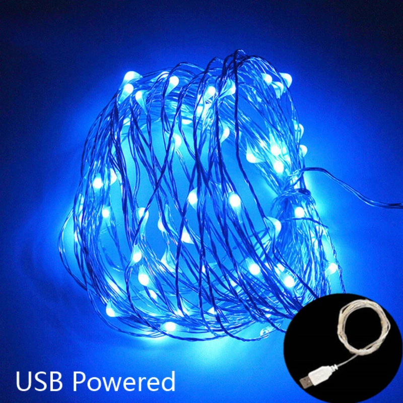 

Fairy USB Silver Filigree LED String Lights Christmas Decorations for Home Garland Garden Decor Outdoor Waterproof Navidad Lamp