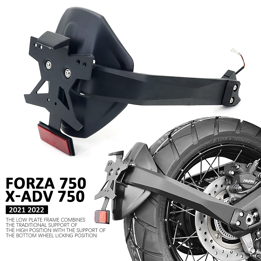 

Motorcycle Parts XADV FORZA 750 Tail Neat Fender License Plate Holder Rear Fenders For Honda X-ADV750 Forza750 2021 2022