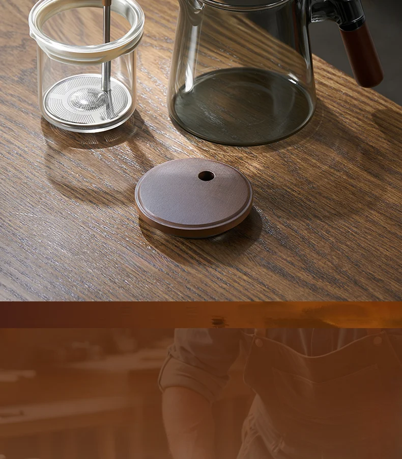 Large Capacity Dividing Teacup with Removable Glass Inner Tank - Tea Ceremony Water Separation Filter