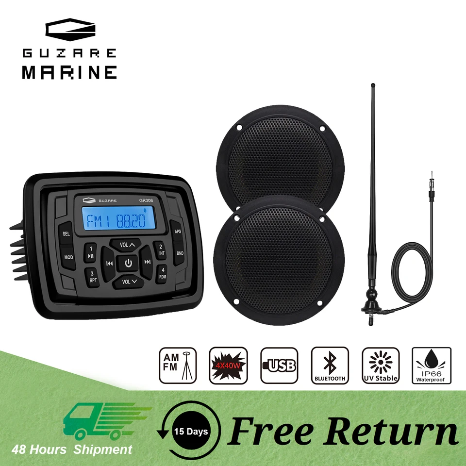 Wasserdichte Marine Bluetooth Radio Boot Stereo Audio Sound System