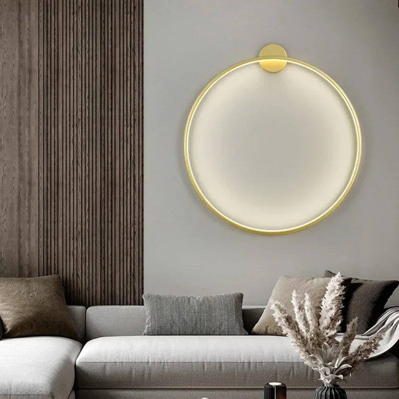 

Moon LED Wall Light Bedroom Foyer Living Room Coffee Bar Aisle Hallway Gallery Studyroom Loft Indoor Lampara Home Decorations