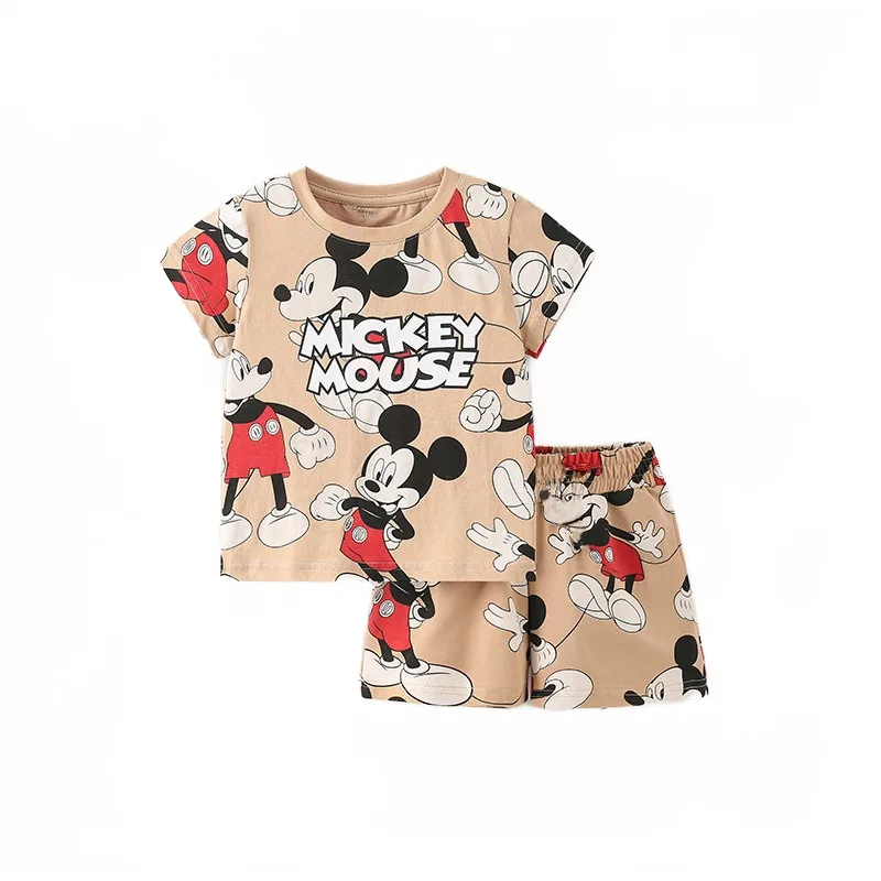 Kids clothes set Summer cartoon T-shirt shorts children's boys set cotton tees pants leisure boys and girls babies clothes casual 2pcs