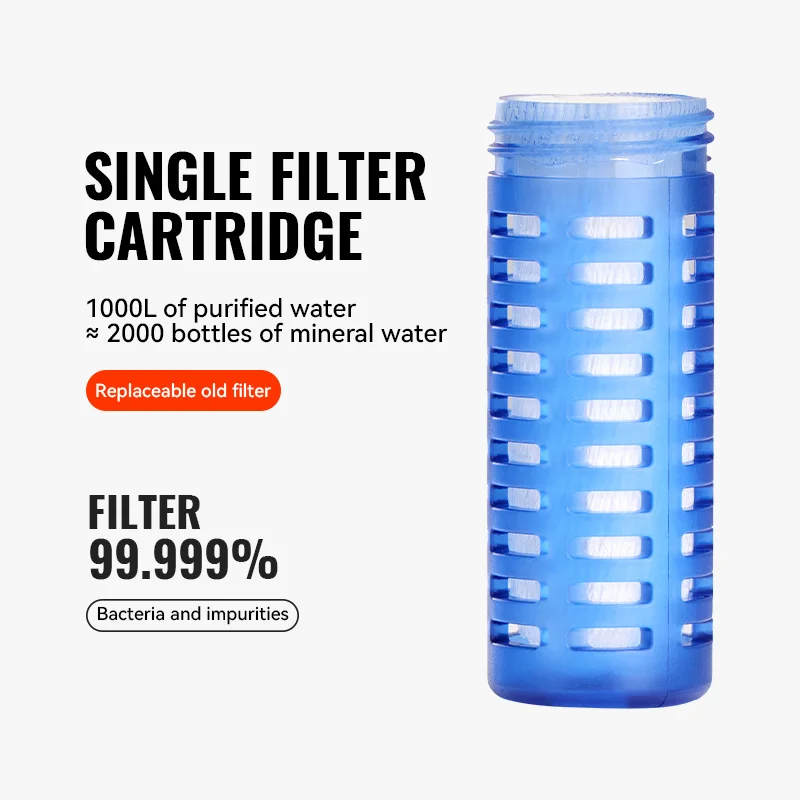 Ultralight Collapsible Water Filter Soft Flask