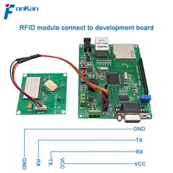 FM-505 Size 50*50mm UHF RFID 868Mhz Integrated 3dBi Double Feed Antenna Hihg Performance Low Current Label Reader Module