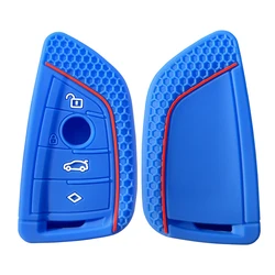 Luxury Car Key Cover - Premium Protection (Blue redline LIAO)