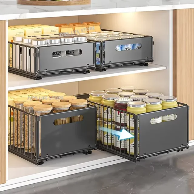ห้องครัวRackดึงตู้Organizerสไลด์ลิ้นชักถาดขวดปรุงรสเครื่องเทศRackห้องครัว 1