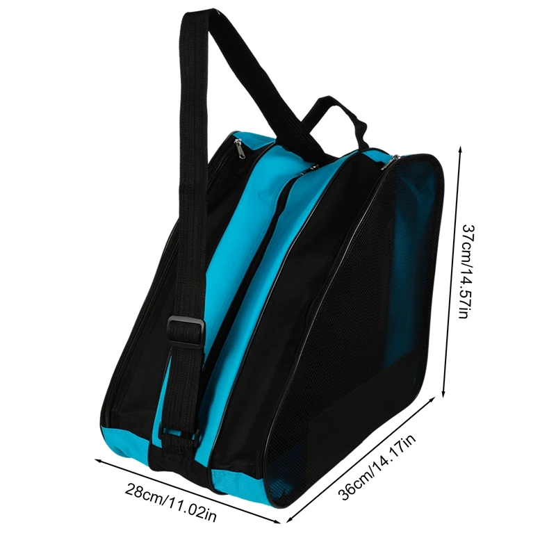 Roller Skates Bag Portable Large Capacity Breathable Kids Inline Skates Storage