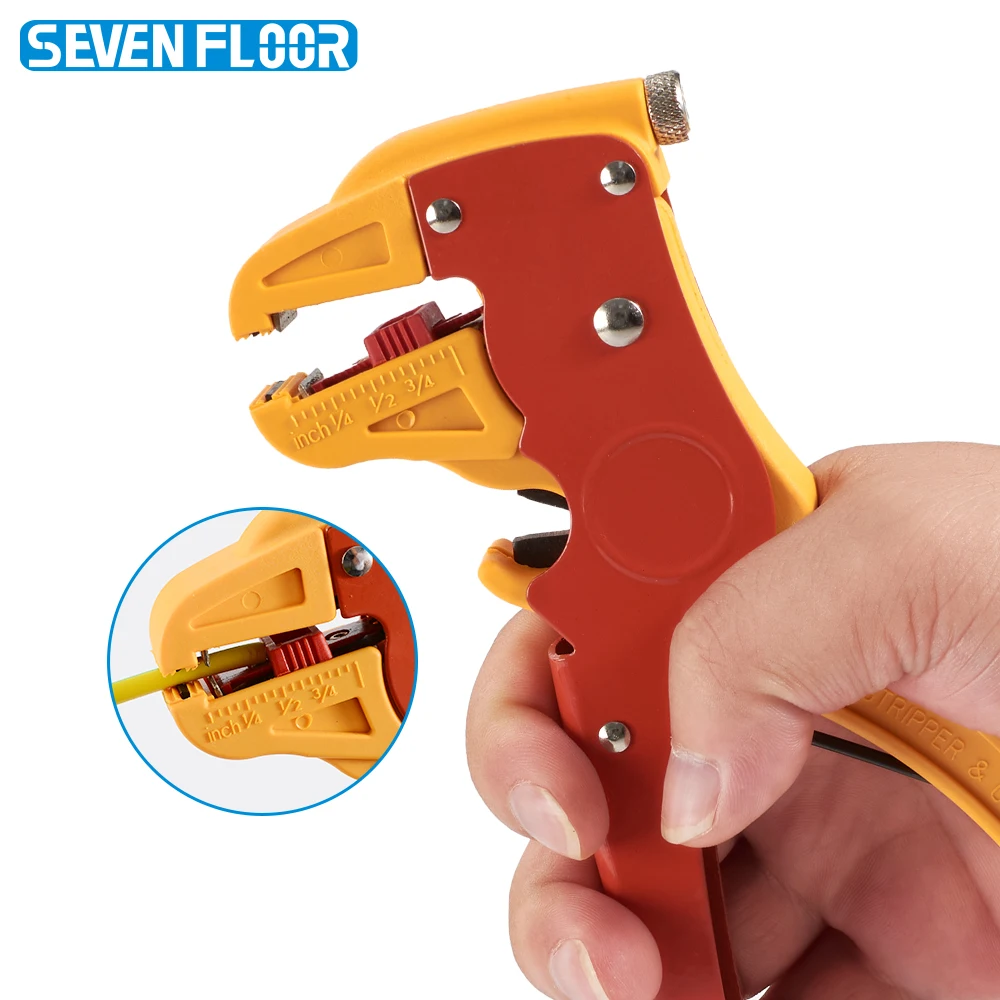 Reset Spring Cable Crimper Convenient Cutters Practical Tool Carbon Steel Portable Multifunctional Duckbill Wire Strippers