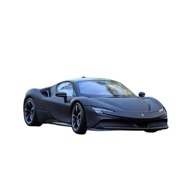 

1:24 Ferrari SF90 simulation alloy car model Rafa model 488 sports car toy decoration, children's Halloween Christmas gift