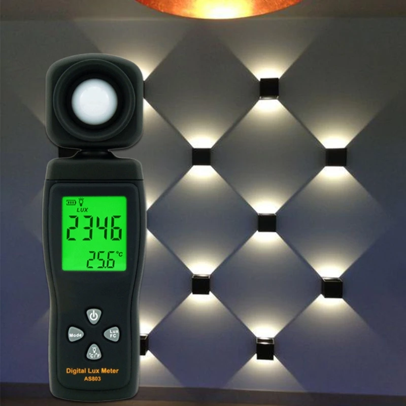 Bright Tester for Photography Plant 0-200,000 for Lux Measuring for LED Lights Indoor Outdoor Light Tester 2