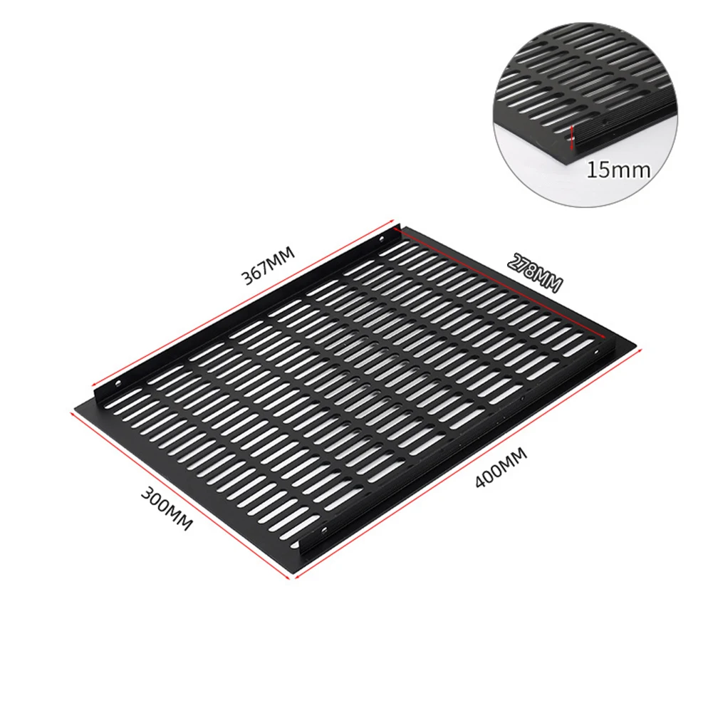 Wide Aluminum Alloy Air Vent Perforated Sheet Vents Web Plate Ventilation Grille Vents 1Pcs