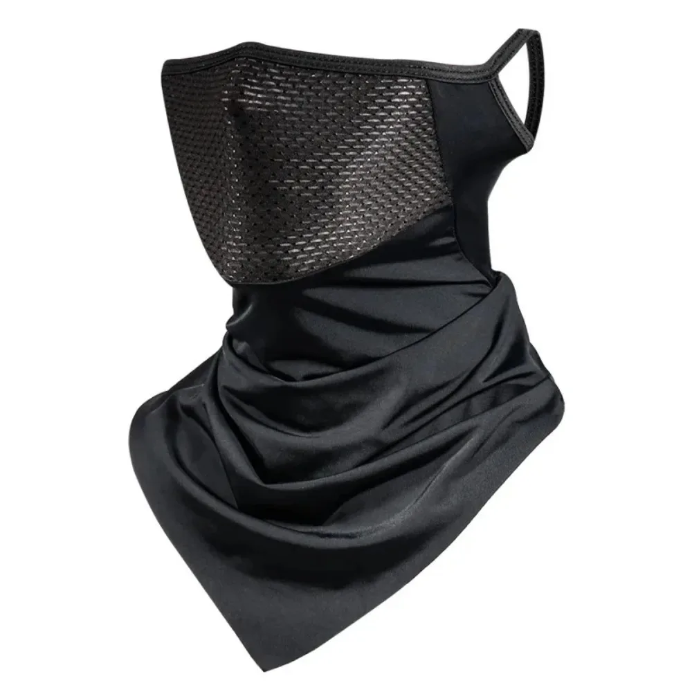 Face Mask Bicycle Scarf Bandage UV Resistant Breathable Ice Silk