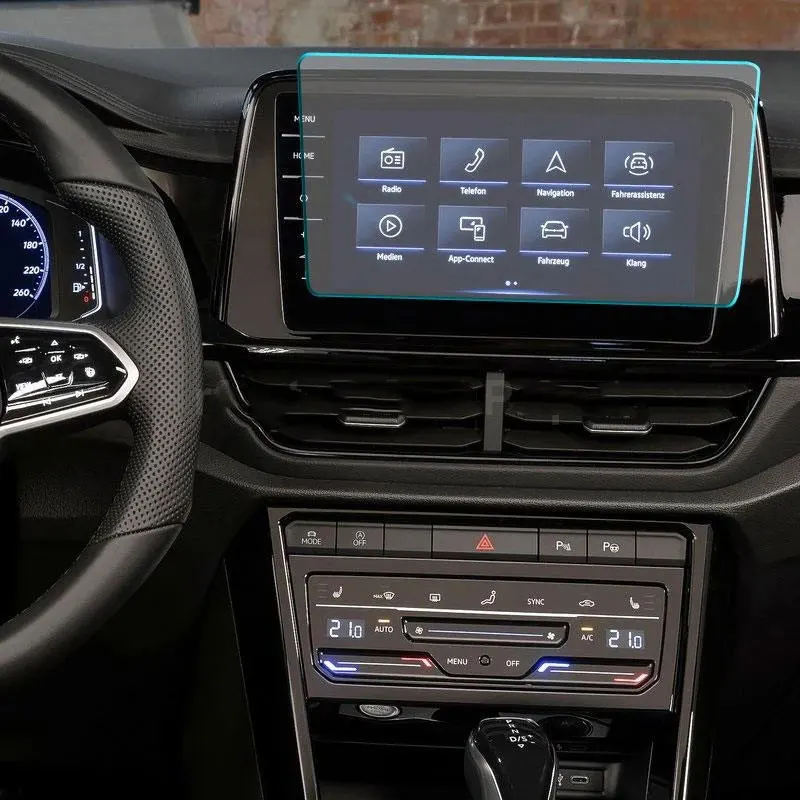 GPS Navigation Bildschirm Stahl Glas Film Für Volkswagen T ROC