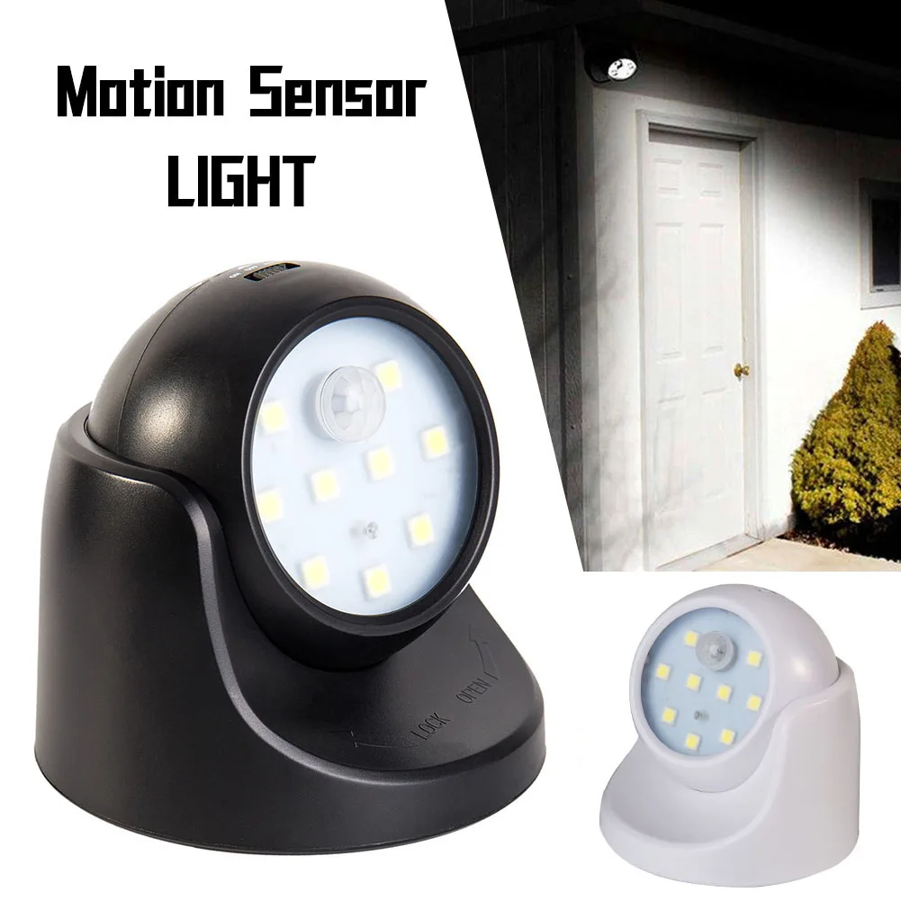 Induction Wall Night Light Multi-purpose Wall Night Light Energy-saving LED Wall Lamp 360-degree Rotation Porch Lamp Portable