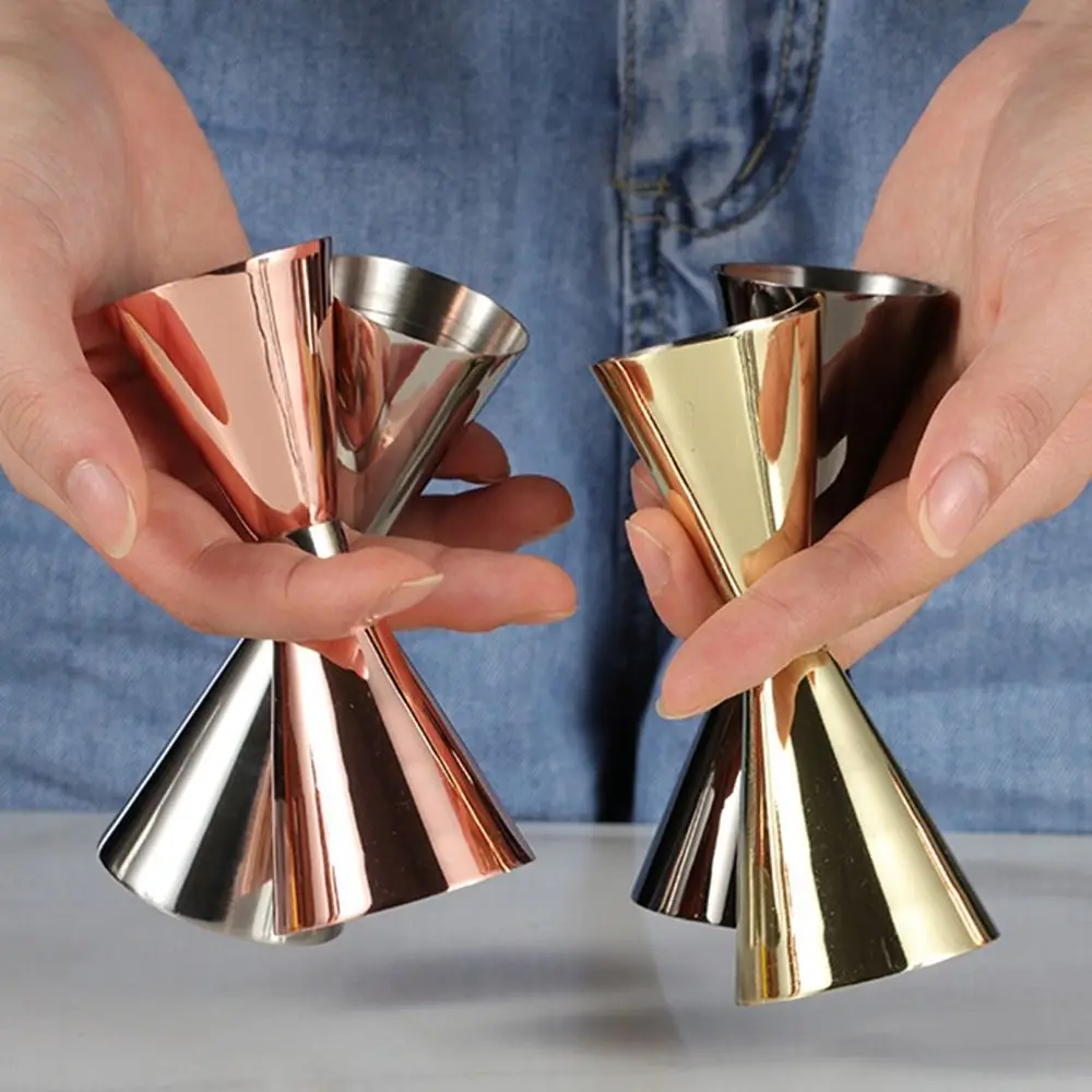 Metal Kitchen Double Cocktail Jigger Party Drink Measuring Jigger Measurements Inside Japanese Jigger Bar Accessories