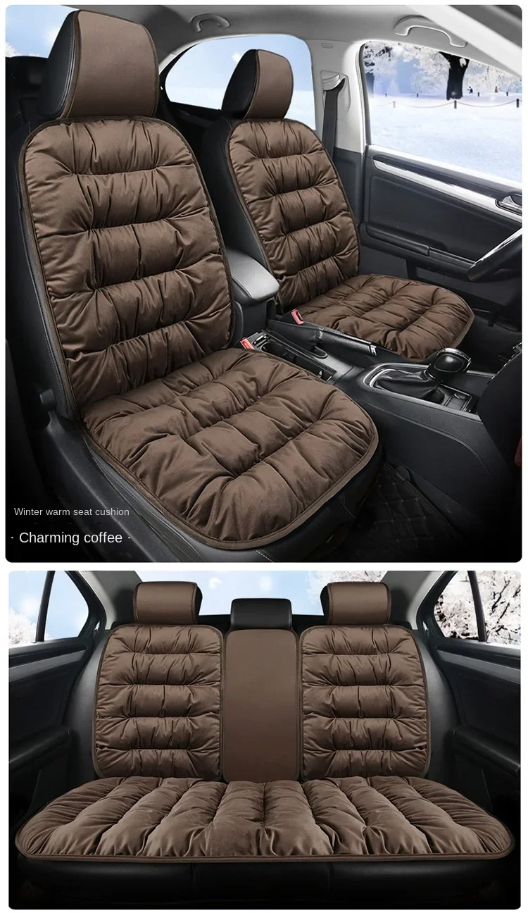 Winter Car Seat Cover Warm Velvet Car Seat Cushion Pure Cotton