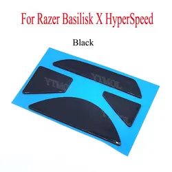 Enhanced Mouse Skates for Precise Performance (2 Sets) (X HyperSpeed Black)