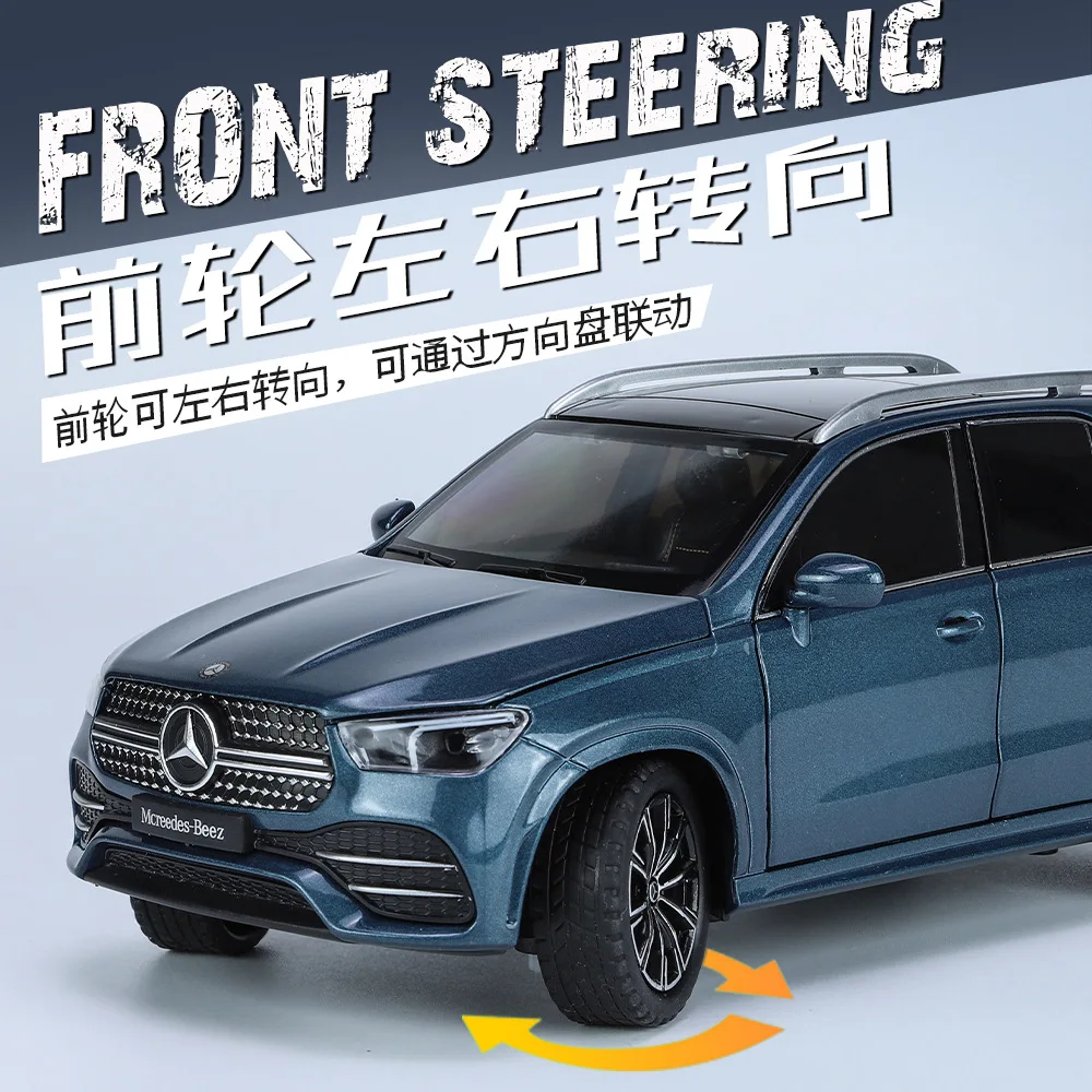 1:24 Benz GLE350 GLE SUV Alloy Model Car Toy Diecasts Metal Casting Sound and Light Car Toys For Children Vehicle 5
