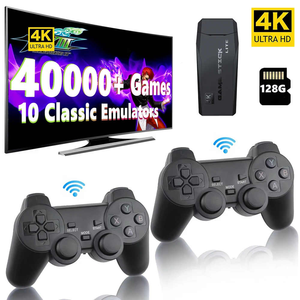 10000 20000/40000 비디오 게임 스틱이 있는 M8 레트로 게임 콘솔, 2.4G ..