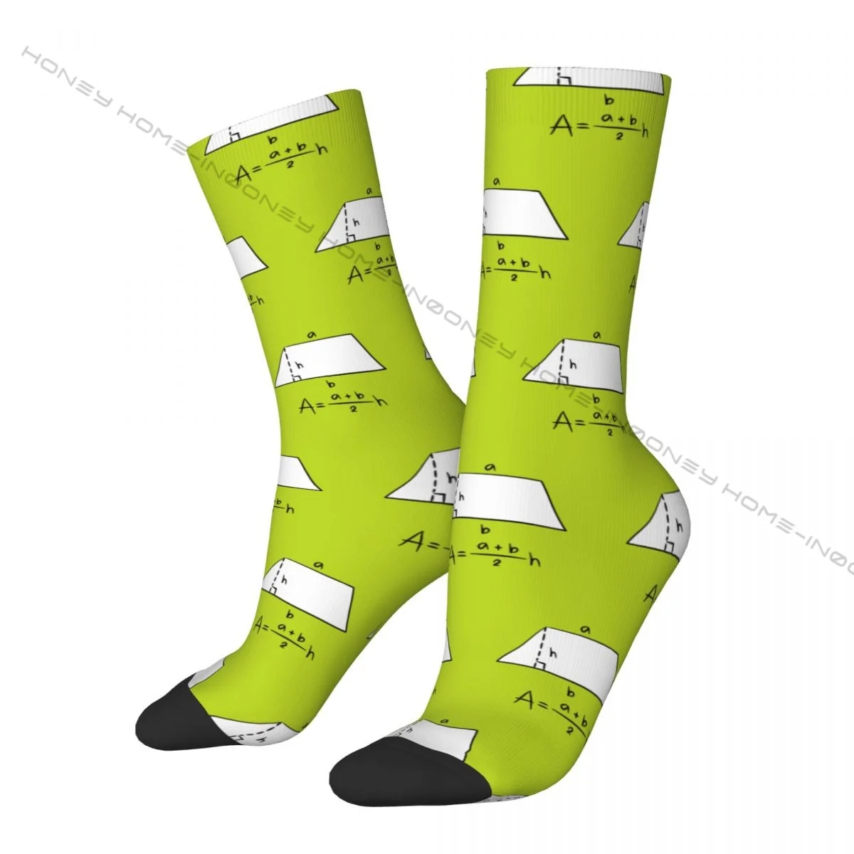 

Funny Crazy Sock for Men Come Do Math Exercises Hip Hop Vintage Happy Pattern Printed Boys Crew Sock Novelty Gift