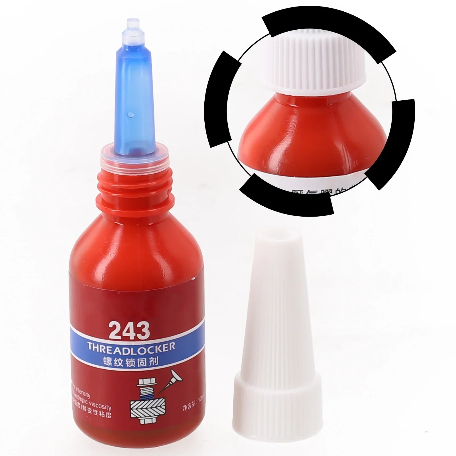 Threadlocker Glue 1pc 10ml Threadlocker Medium Strength Threadlocker Sealing Thread Locking For Locking And Sealing Of M20 Thread Hardware