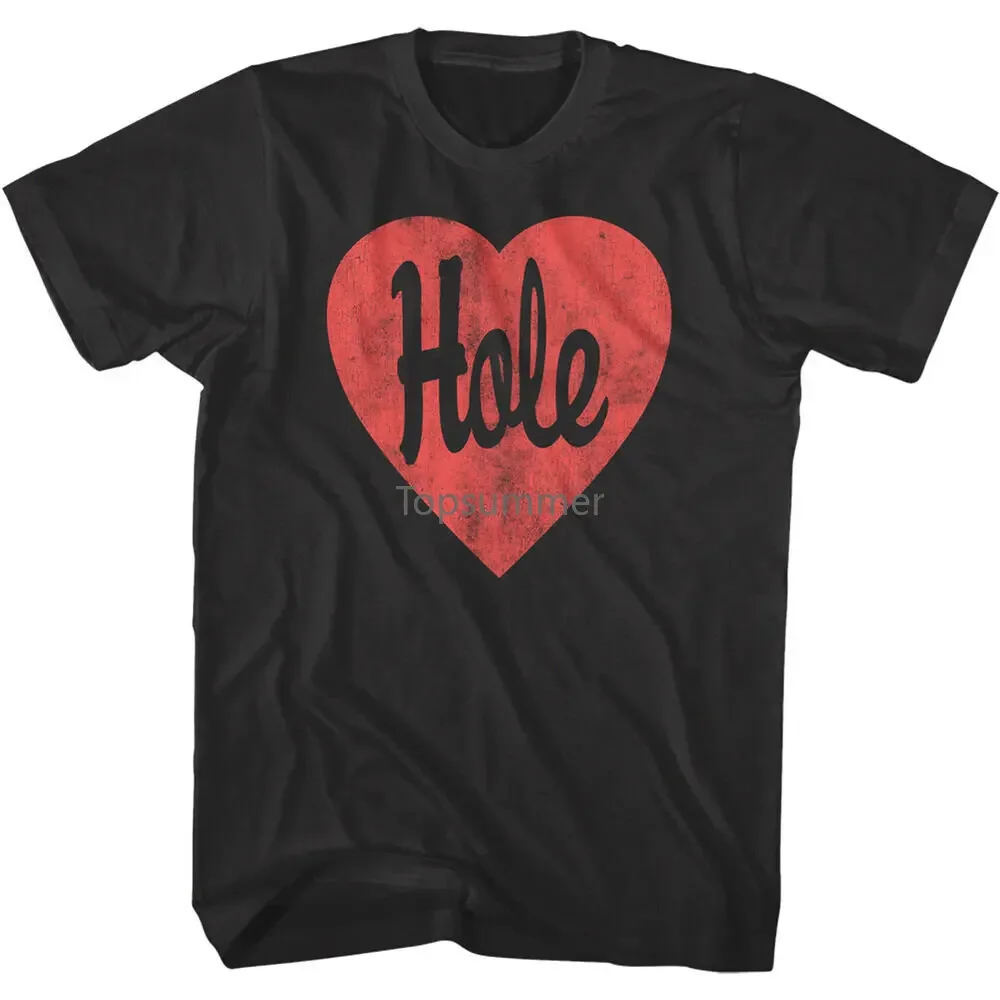 Hole Vintage Heart Logo Mens T Shirt Courtney Love Rock Band Concert Tour Merch