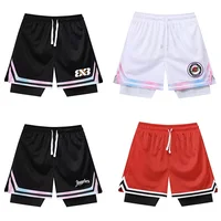 Fake Two Basketball Shorts Loose American Anti-light Men Women Ball Pants Summer Quasi-training Running Sports Five-point Pants 1