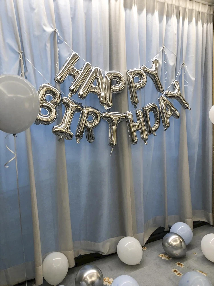 Folieballonnen Happy Birthday pastel - Alles voor een verjaardag