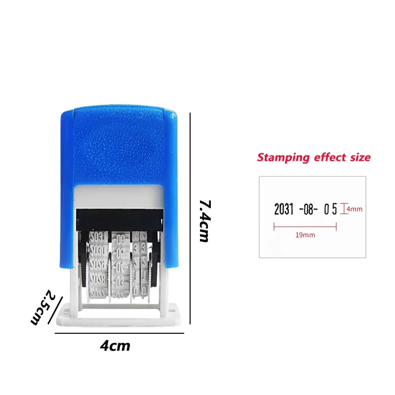 Mini Automatic Date Stamps for Office Supplies ABS Material