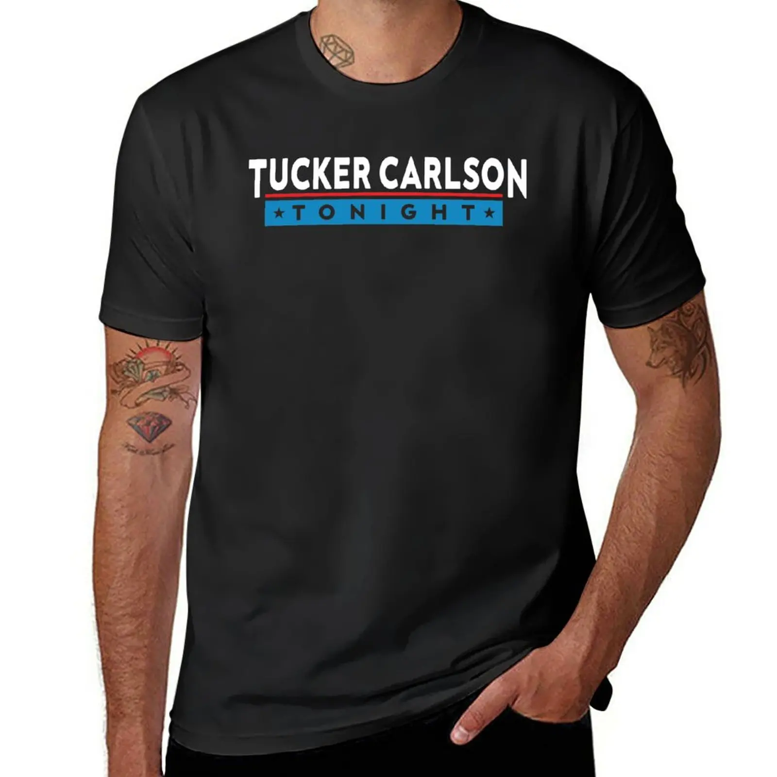

New Carlson Tonight T-Shirt boys t shirts aesthetic clothes men workout shirt