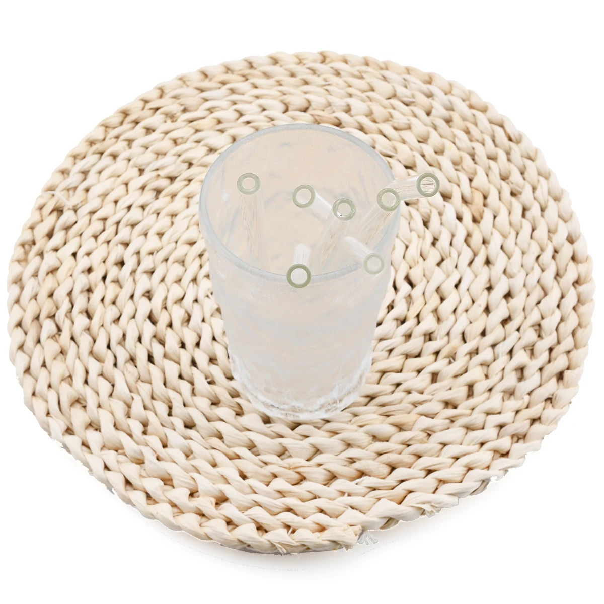 Description Picture 4 of item8/12/14mm High Borosilicate Glass Straw 10/20Pcs Reusable Eco Friendly Drinking Straws Set Bubble Tea Smoothies Bar Accessories