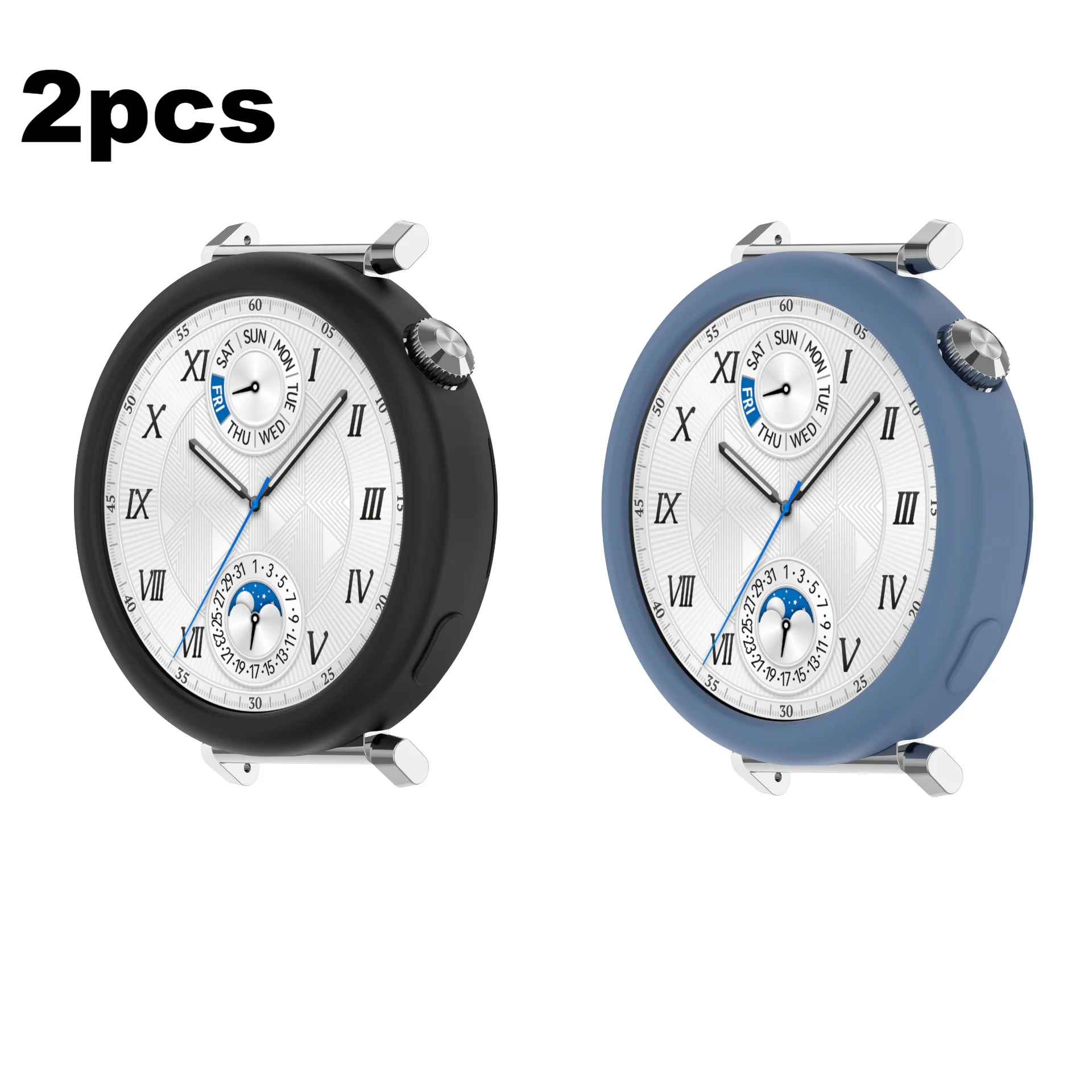 Premium Silicone Watch Case - Soft Protective Cover and Accessory