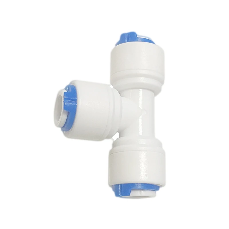 

Reverse Osmosis Quick Connector 1/4" OD Hose Tee Coupling RO Water Pipe Fitting Pack Of 10 Pcs