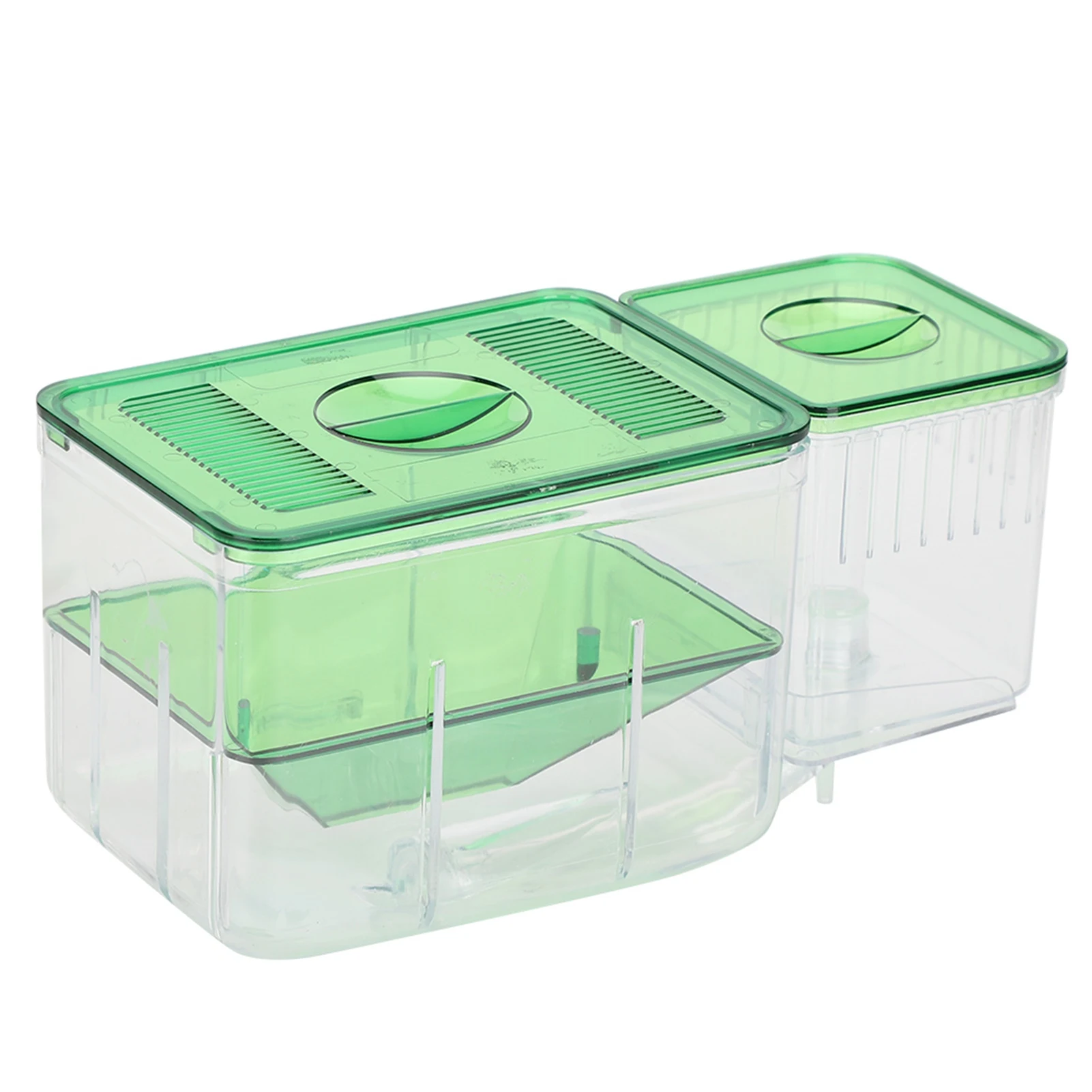 Aquarium Fish Tanks Breeding Box Little Fish Double‑Layer Isolation Incubator Injured Small Shrimp Spawning box