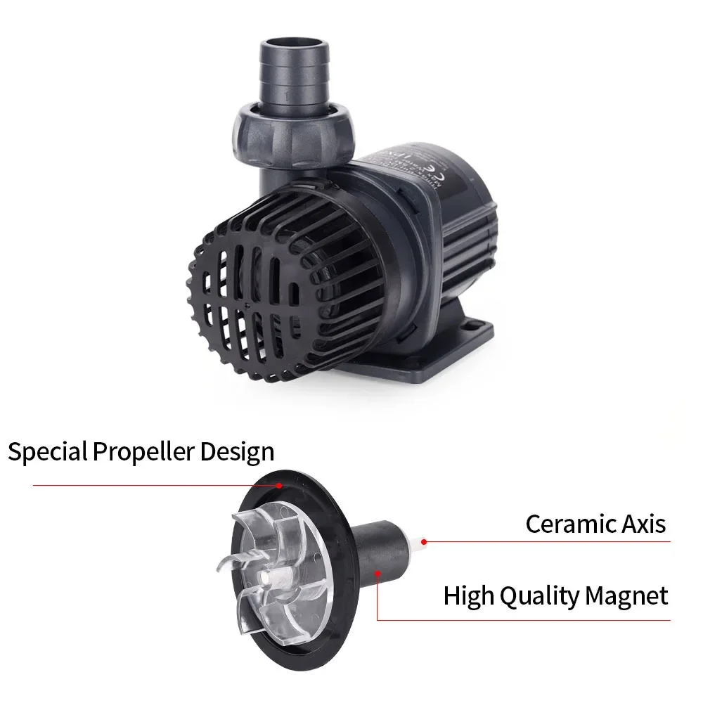 Jebao Adjustable Sump Return DC Water Pump DCP Series Super Quiet Energy for Aquarium Fish Tank 3