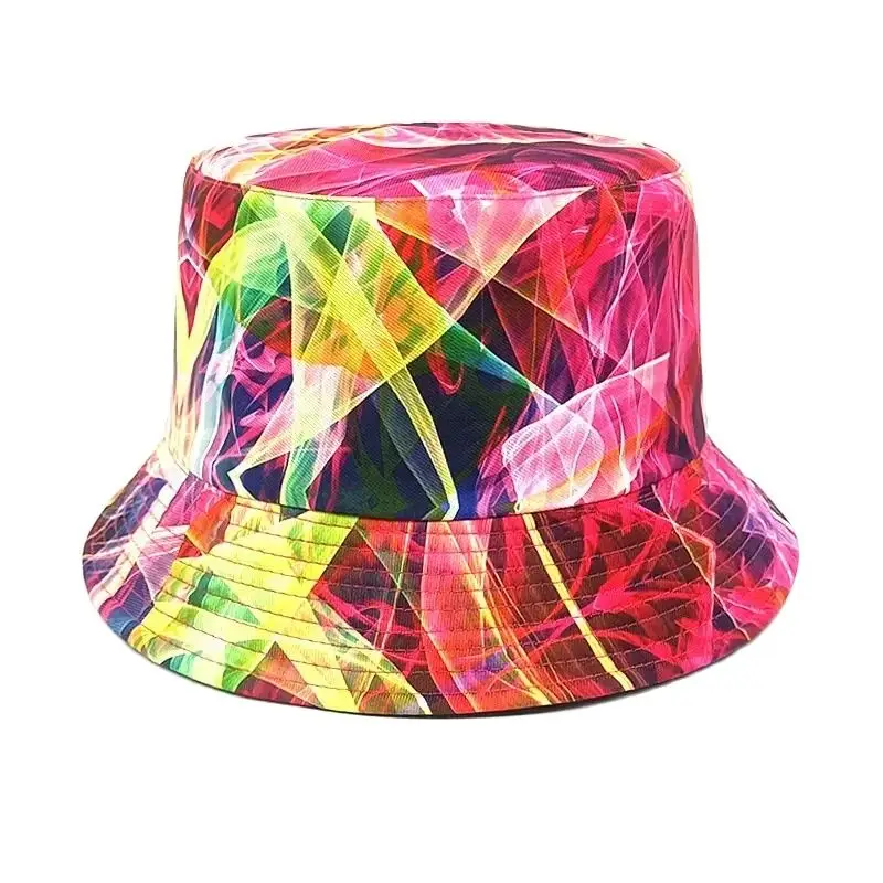 

LDSLYJR Four Seasons Cotton Letter Print Bucket Hat Fisherman Hat Outdoor Travel Sun Cap for Men and Women 225