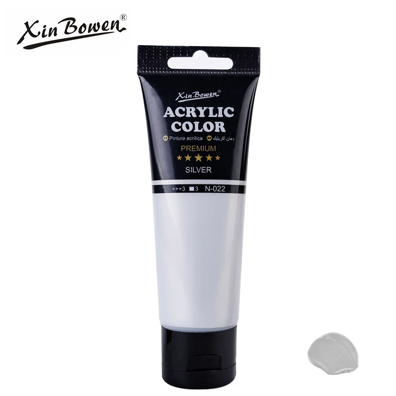 Waterproof and Sun-Resistant Acrylic Paint for Creative Projects, 75ml