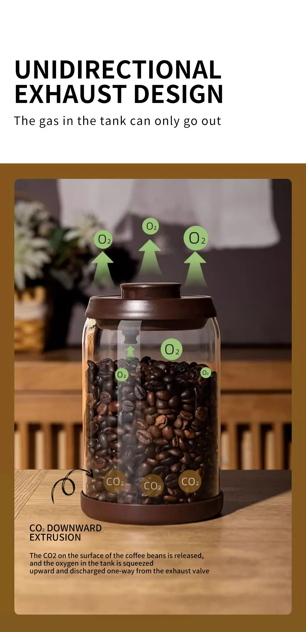 Description Picture 6 of itemHigh Borosilicate Glass Coffee Jar Moisture-proof Sealed Milk Powder Container Household Storage Kitchen Multigrain Candy Tank