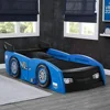 Children's Bed Grand Prix Racing Toddler & Twin - Made in USA, Blue 1