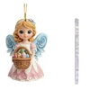 Sweet Angel Girl Acrylic Keychain Car Rearview Mirror Accessories Backpack Small Pendant 5