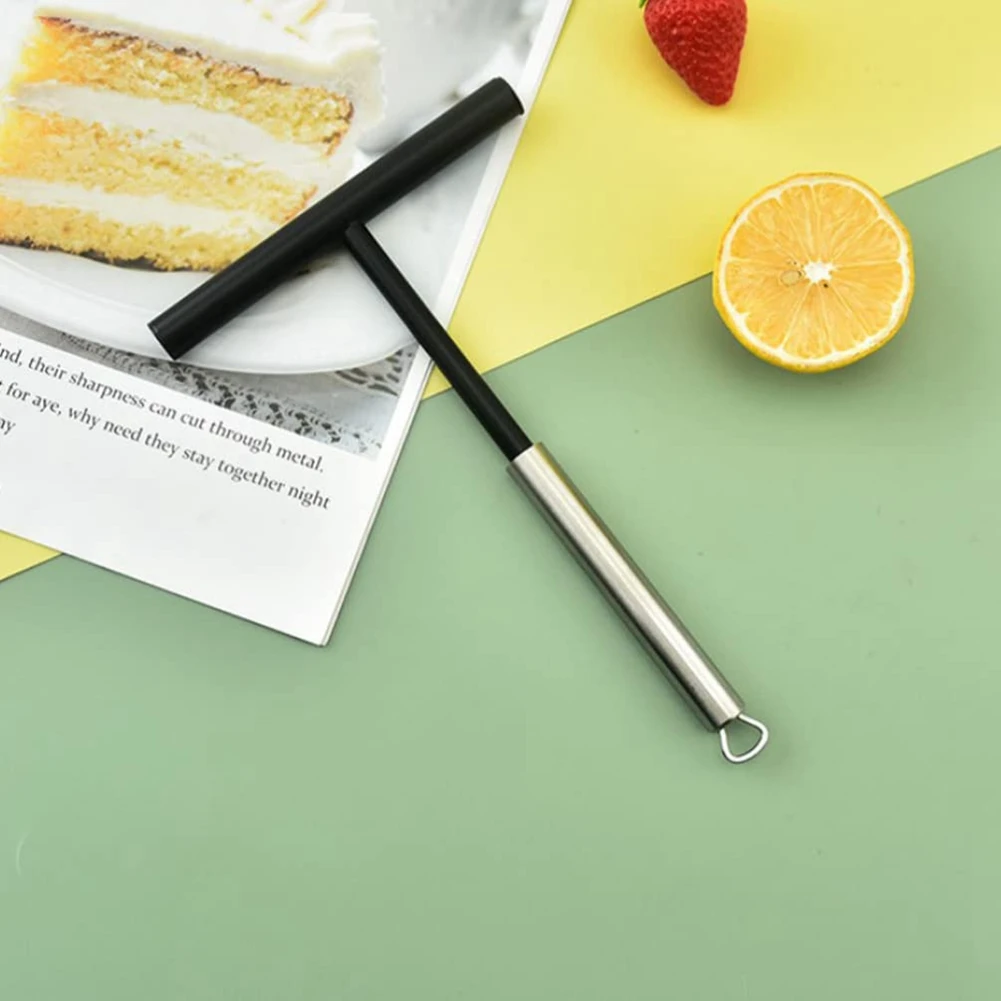 Pancake Tool 2Pcs Crepes Distributors Silicone Stainless Steel Spatula Spreader For Pancakes Baking