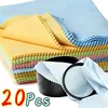 20/10Pcs Microfiber Cleaning Cloth Phone Screen Glasses Camera Lens Cleaner Wipe 8*8cm Polishing Cloth for Silver Gold Jewelry 1