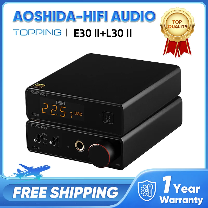 TOPPING E30 L30 セット DAC ヘッドフォンアンプ