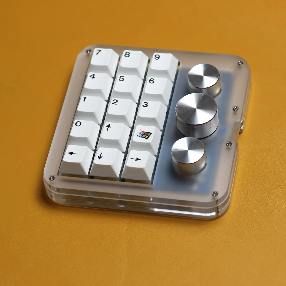 Keebox-Teclado pequeno, Mini teclado, 15 teclas, 3