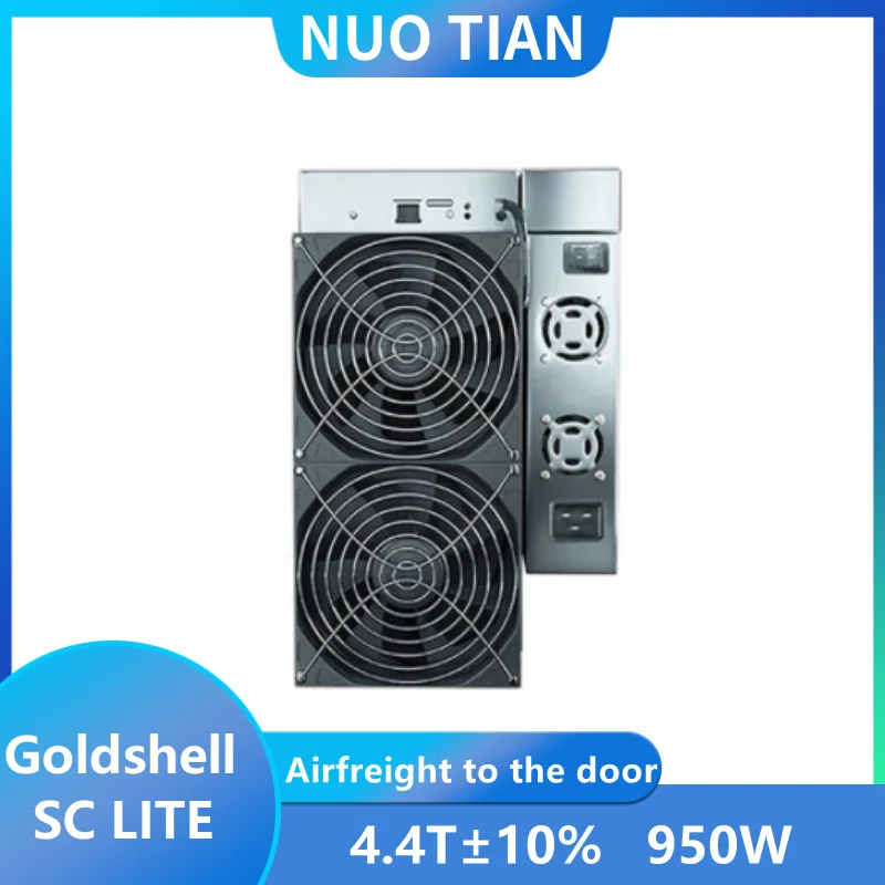 

Goldshell SC LITE 4.4T 950W Miner SC Coin ASIC Miner Goldshell Crypto Mining Rig